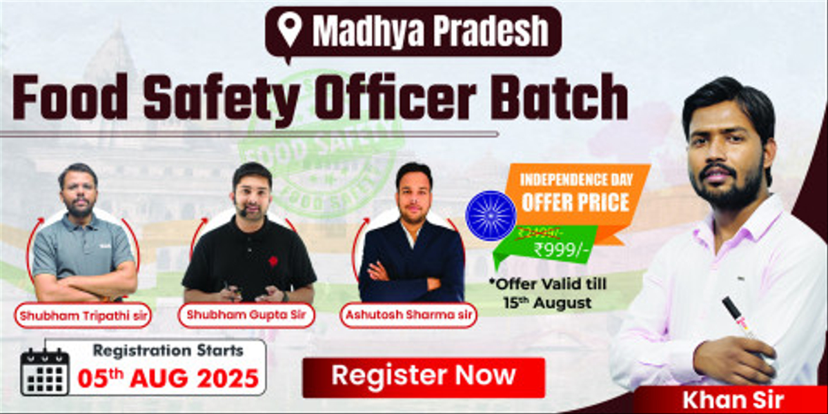 MPPSC Food Safety Batch 2025