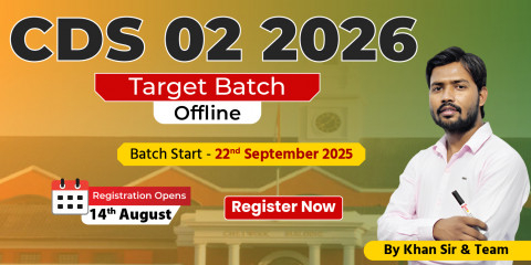 CDS 2 2026 Target Batch  (Dehradun Offline)