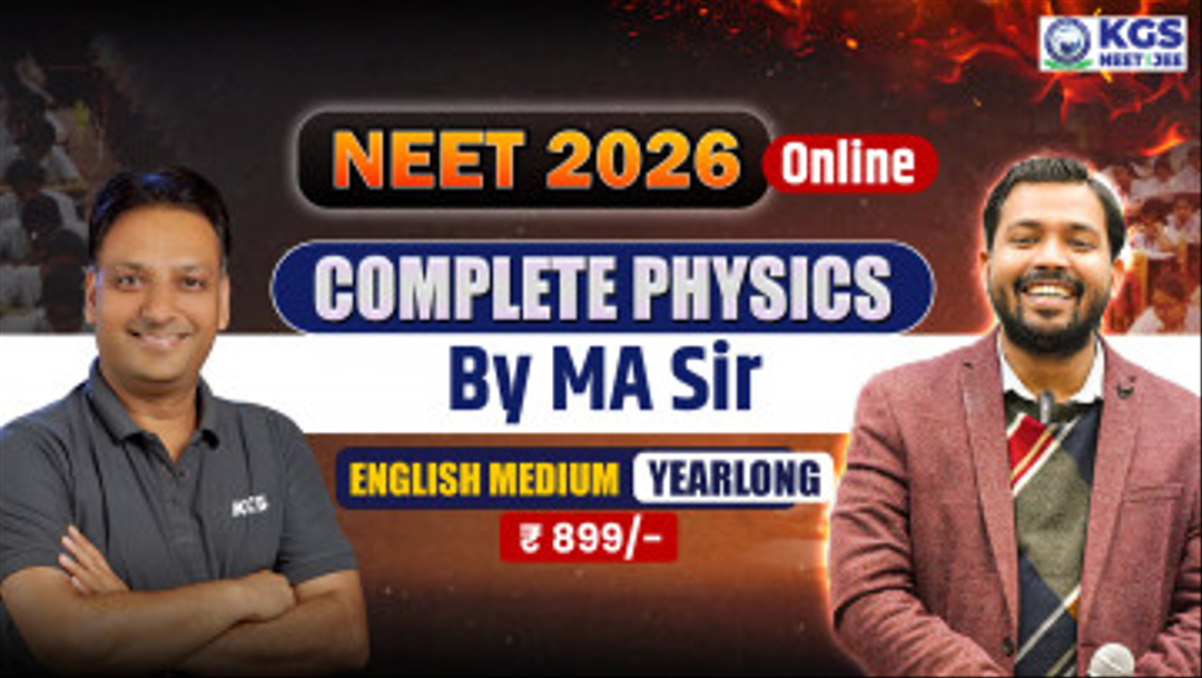 NEET 2026 Physics By Mohit Agarwal Sir (English Medium)