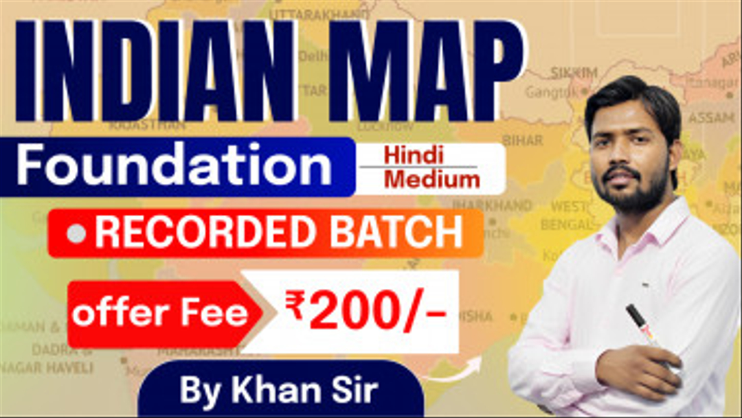 Indian Map by Khan Sir (Recorded)
