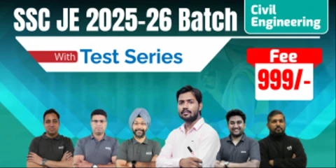SSC JE Civil Engineering Batch 2025-26