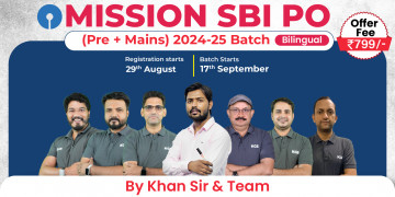 Mission SBI PO (Pre + Mains) 2024-25 Batch