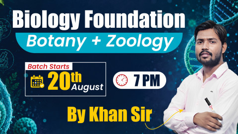 Biology Foundation by Khan Sir
