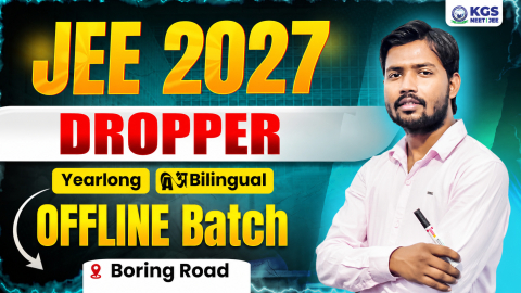 Dropper Yearlong Offline Bilingual Batch Boring Road JEE 2027