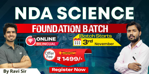 NDA Science (1 Year) Foundation Batch