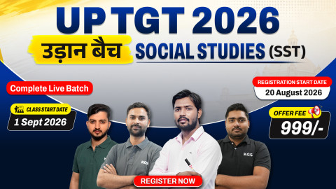 UP TGT उड़ान बैच 2026 (Social Science)