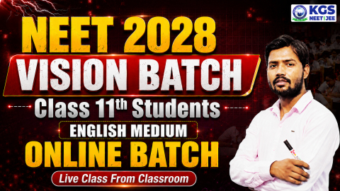 Class 11th VISION BATCH NEET 2028 English