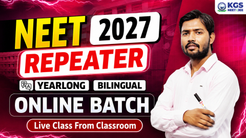 NEET 2027 Repeater Batch Online Bilingual Mode