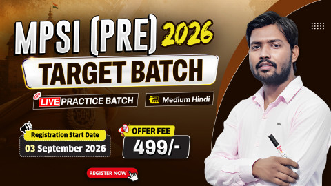 MPSI (PRE) 2026 Target Batch