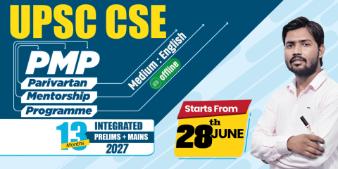 UPSC Parivartan Mentorship Programme (Offline English)