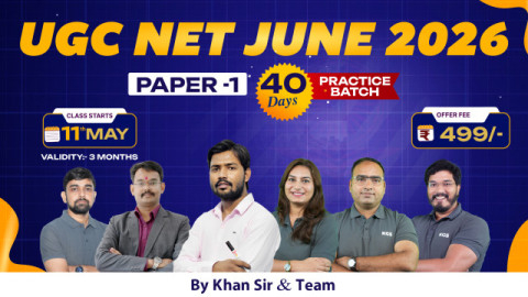 UGC NET/JRF PAPER 1 PRACTICE BATCH