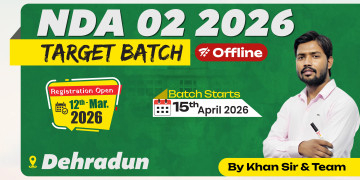 NDA 2 2026 Target Batch (Dehradun Offline)
