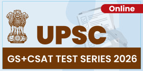 UPSC Prelims GS+CSAT Test Series 2026 (Online)