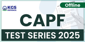 CAPF 2025 Test Series (Paper-1) [Offline]