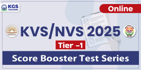 KVS/NVS 2025 Tier 1 Score Booster Mock Test Series