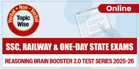 REASONING BRAIN BOOSTER 2.0 TEST SERIES 2025-26
