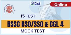 BIHAR SSC BSO/SSO CGL 4 Test Series