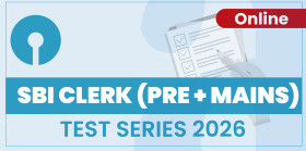 SBI CLERK (Pre + Mains) TEST SERIES 2026