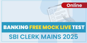 SBI Clerk Mains 2025 All India Free Mock Test
