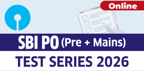 SBI PO (Pre + Mains) TEST SERIES 2026