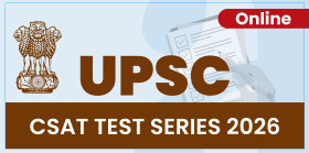 UPSC Prelims CSAT Test Series 2026 (Online)