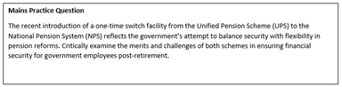 One Way Switch Facility to National Pension Scheme