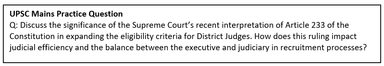 Supreme Court Expands Eligibility Criteria for District Judges