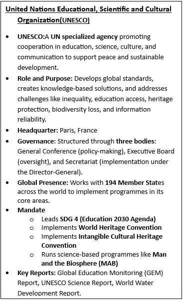 UNESCO People and Nature Report