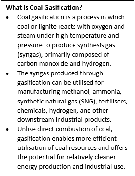 Scheme for Promotion of Surface Coal/Lignite Gasification Projects