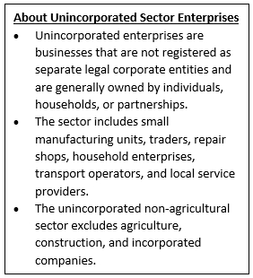 Quarterly Bulletin on Unincorporated Sector Enterprises (QBUSE)
