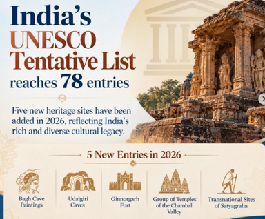 India’s UNESCO Tentative List Reaches 78 sites