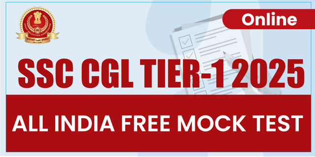 SSC CGL Tier-1 All India Open Mock