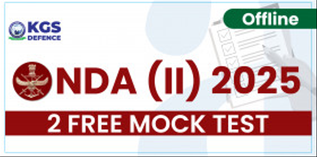 NDA(II) 2025 TEST SERIES (Offline) [2 Free Mock]