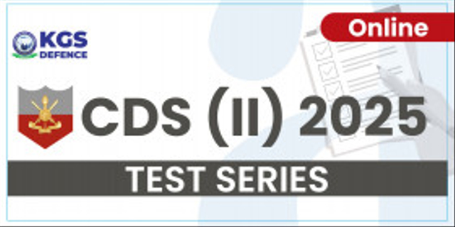 CDS(II) 2025 TEST SERIES (Online)